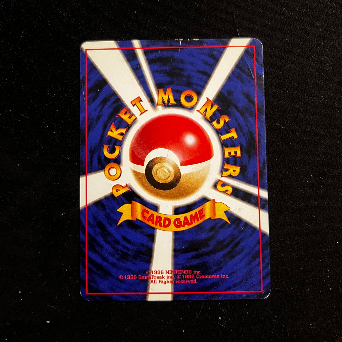 Mankey Jungle — Jungle, Japanese Pokémon card in Moderately Played condition, image 2