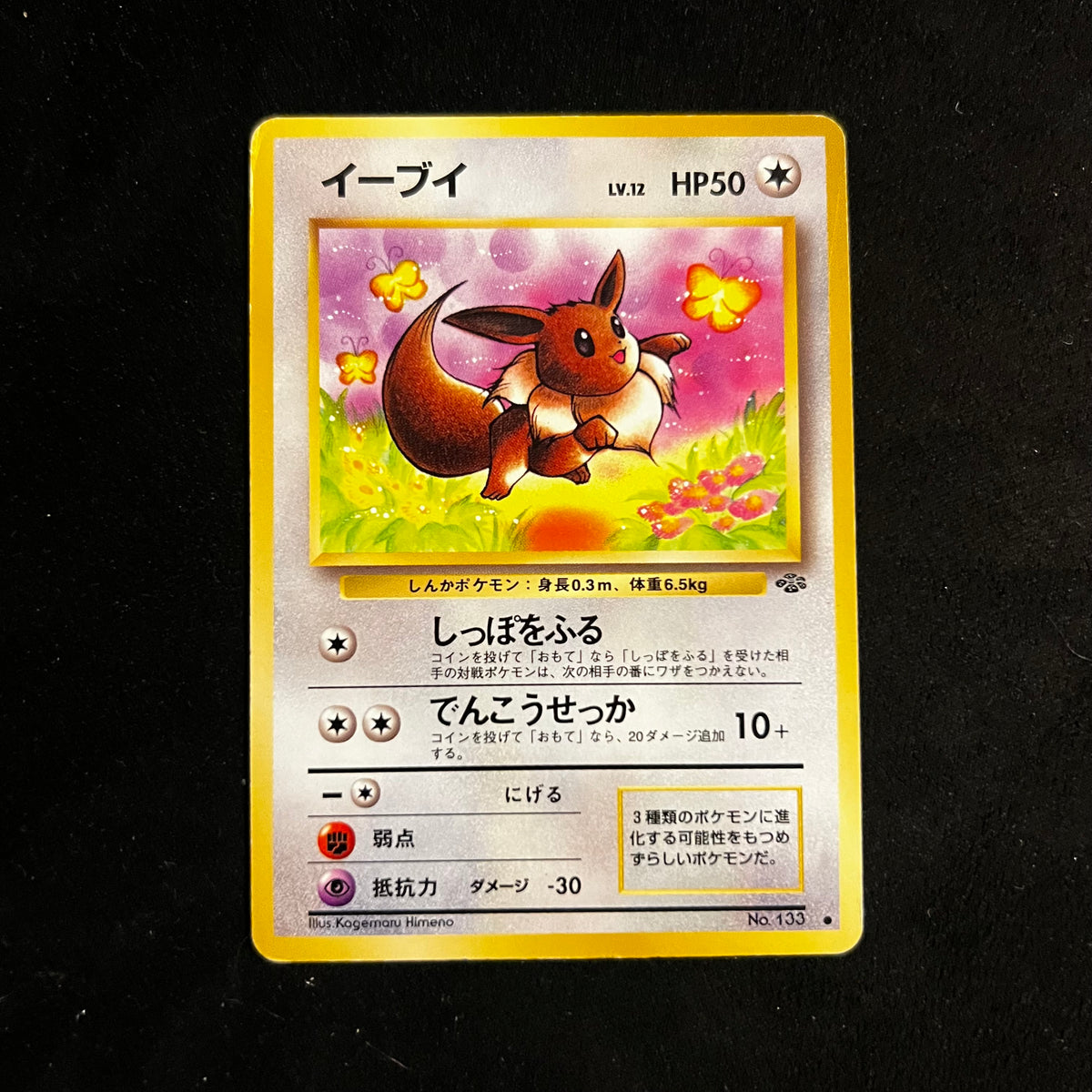 Eevee Jungle — Jungle, Japanese Pokémon card in Lightly Played condition
