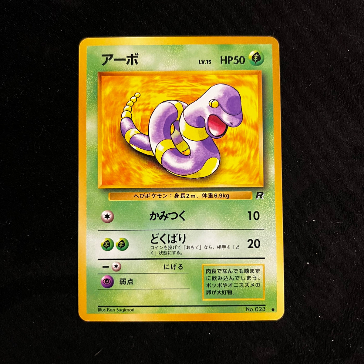 Ekans Team Rocket — Team Rocket, Japanese Pokémon card in Near Mint condition
