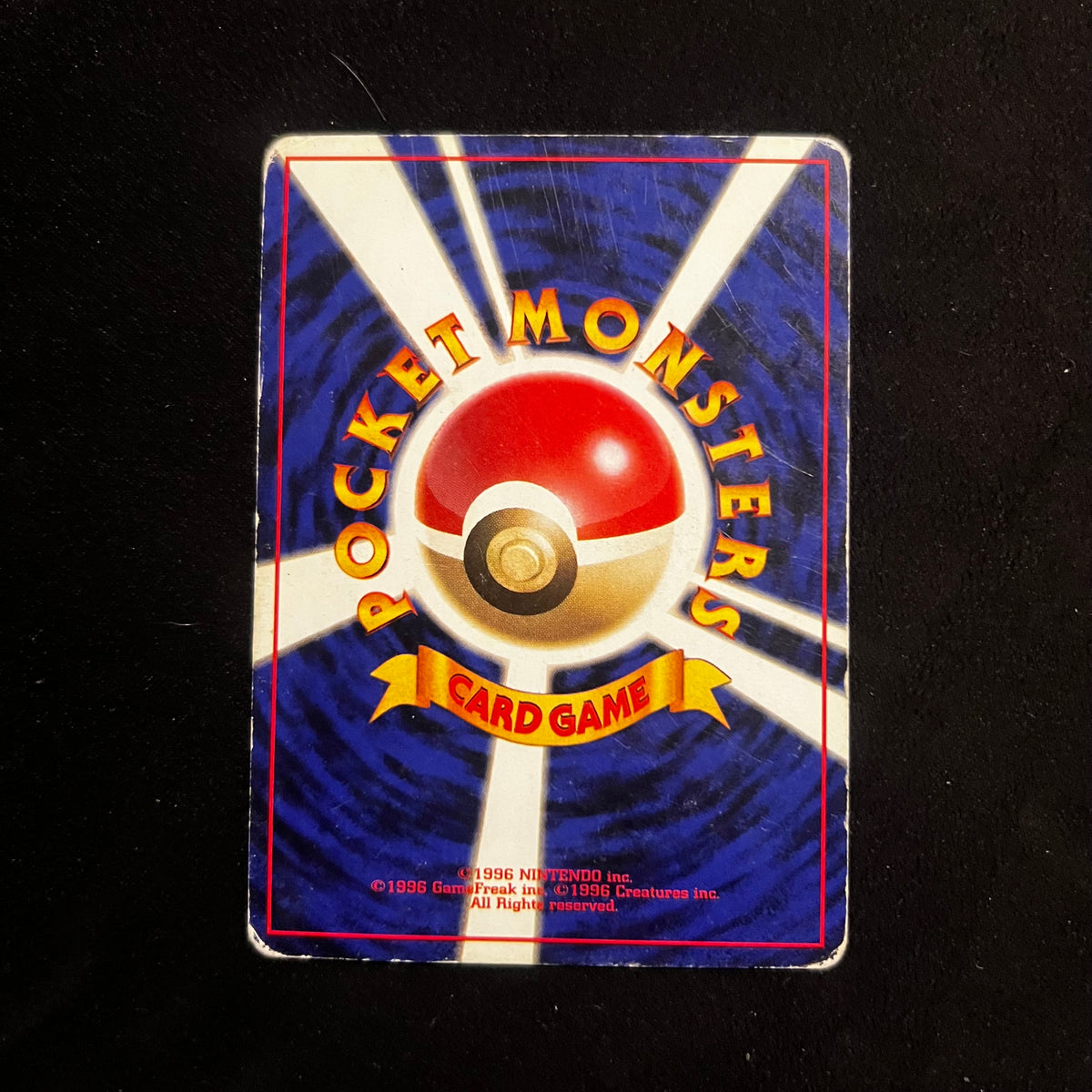 Kingler Fossil — Fossil, Japanese Pokémon card in Heavily Played condition, image 2