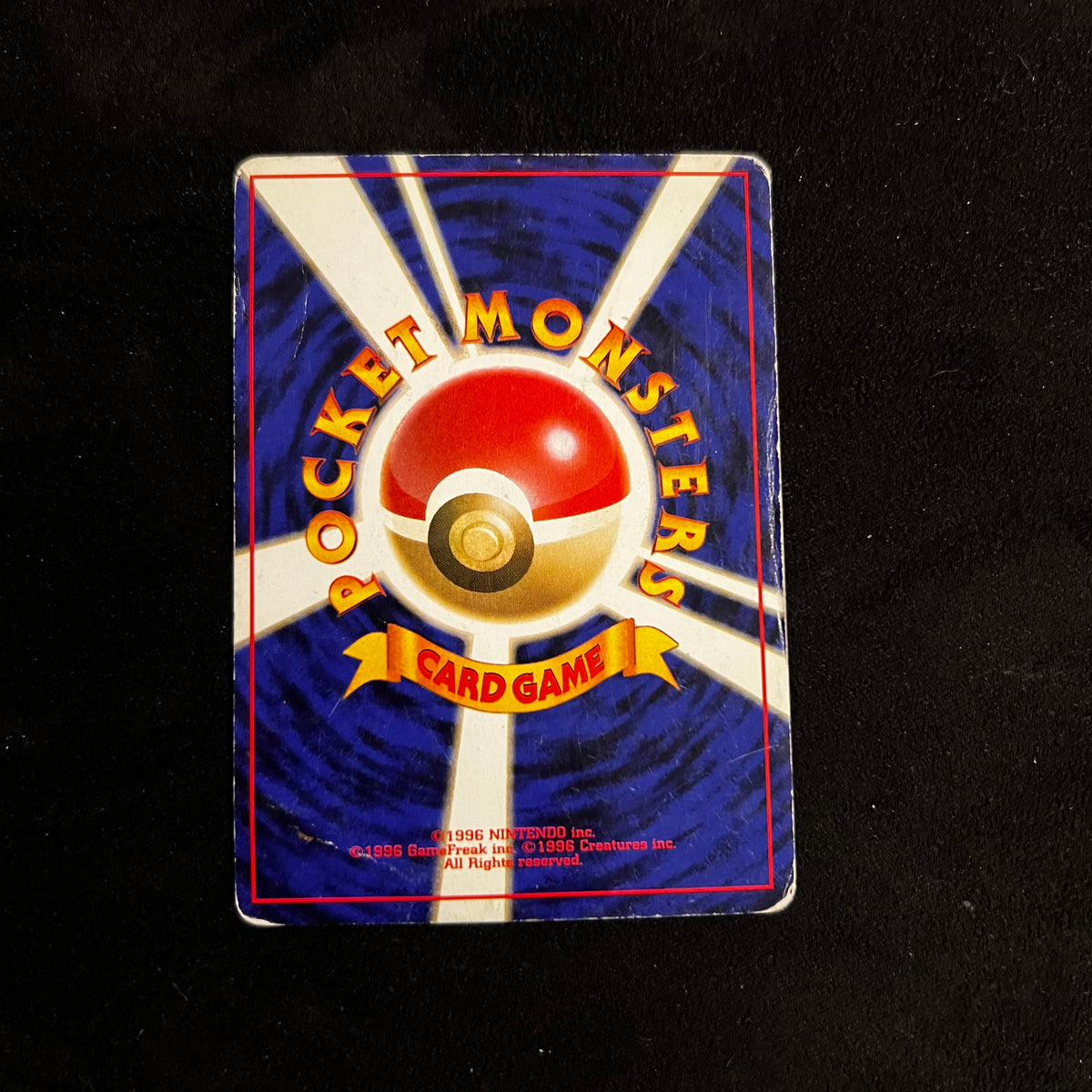 Golem Fossil — Fossil, Japanese Pokémon card in Heavily Played condition, image 2