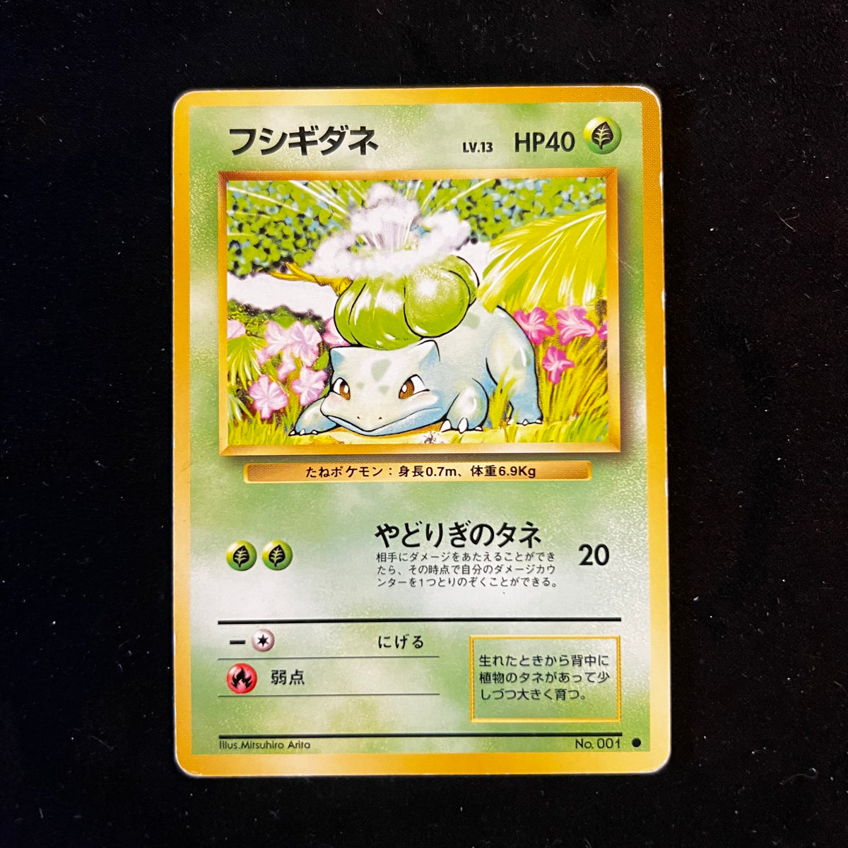 Bulbasaur Base Set — Base Set, Japanese Pokémon card in Moderately Played condition