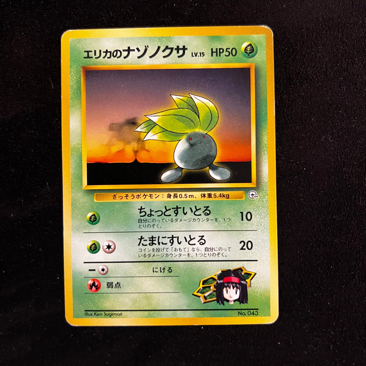 Erika's Oddish Gym — Gym Heroes, Japanese Pokémon card in Excellent/Lightly Played condition