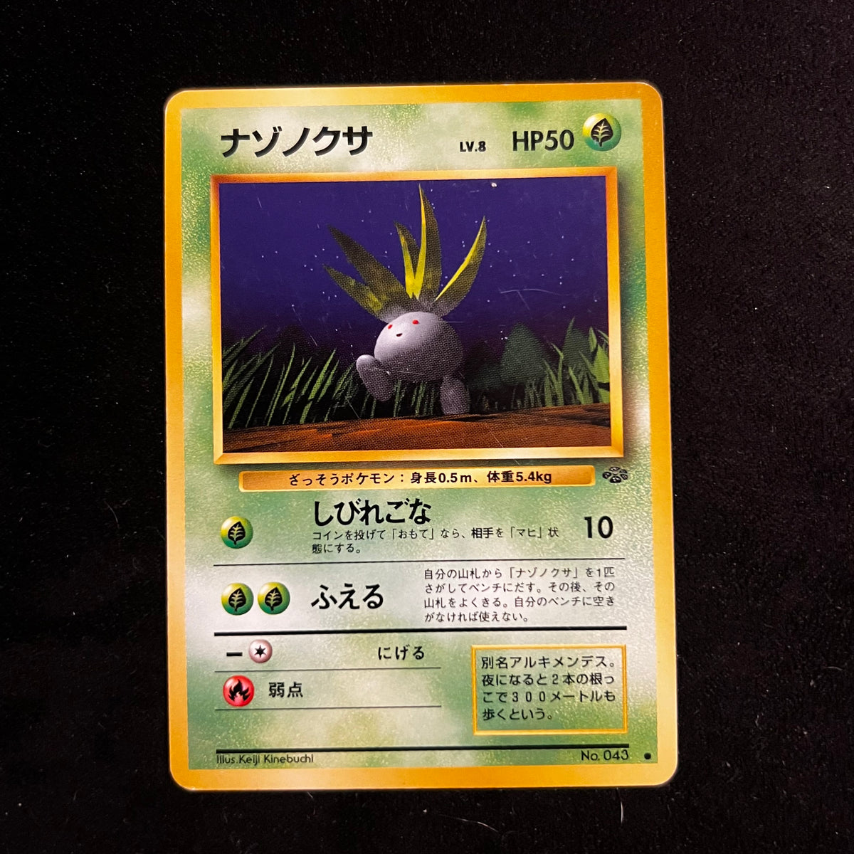 Oddish Jungle — Jungle, Japanese Pokémon card in Lightly Played condition