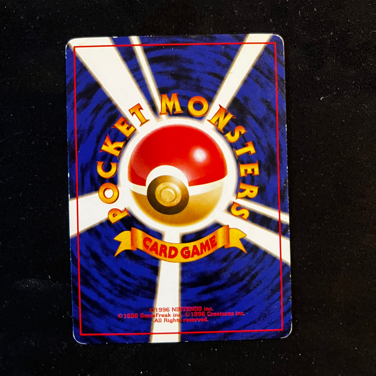 Metapod Base Set — Base Set, Japanese Pokémon card in Moderately Played condition, image 2